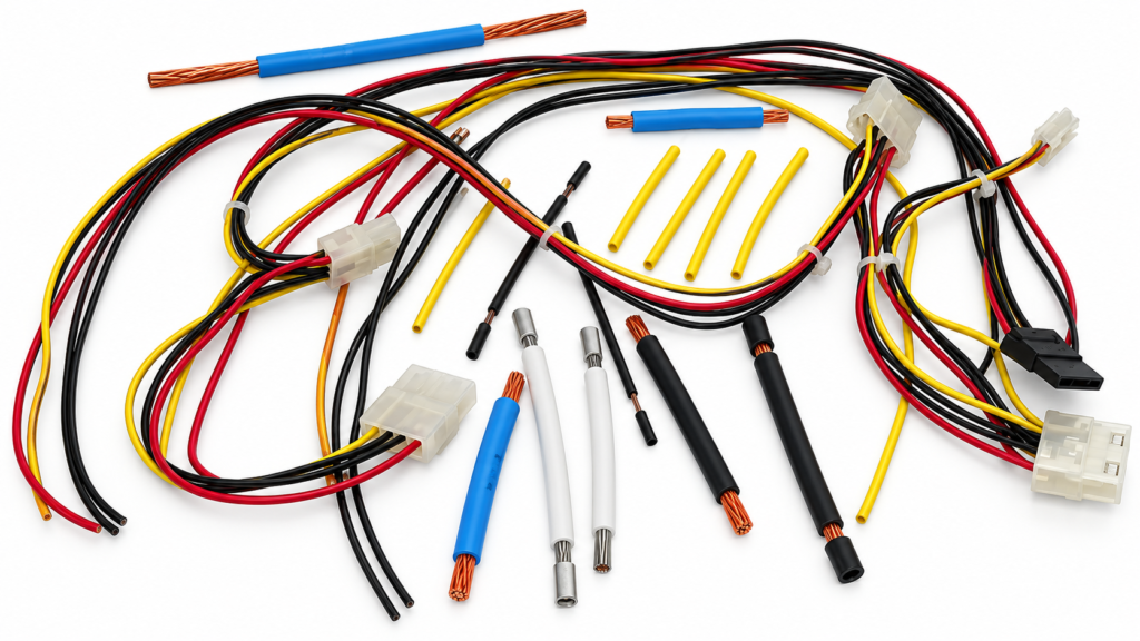 Custom Wire Assembly with Multiple Colored Leads
